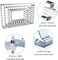 Rectangle Cookie Cutter Set with Scalloped Edge Assorted Sizes - 5 Inch, 4 Inch, 3 Inch, 2 Inch - Fluted Edge Plaque Frame Rectangluar Cookie Cutters Shapes Fondant Molds - Stainless Steel